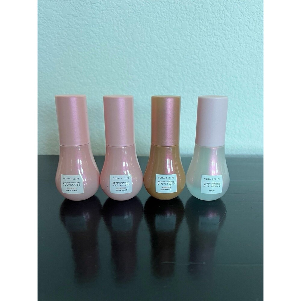 Glow recipe WATERMELON GLOW NIACINAMIDE HUE DROPS- 2 rosy 1 sun 1 original hue